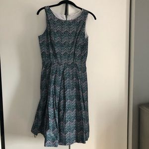 Paintbrush pattern sundress